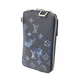 LOUIS VUITTON ルイヴィトン モノグラムウォーターカラー フォンポーチ ブルー M80466 メンズ モノグラムウォーターカラーキャンバス ショルダーバッグ Bランク 中古 銀蔵