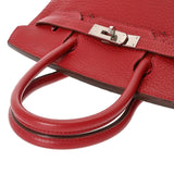 HERMES エルメス バーキン 30 ルージュヴィフ □I刻印(2005年頃) レディース フィヨルド ハンドバッグ ABランク 中古 銀蔵
