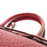 HERMES エルメス バーキン 30 ルージュヴィフ □I刻印(2005年頃) レディース フィヨルド ハンドバッグ ABランク 中古 銀蔵