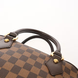 LOUIS VUITTON ルイヴィトン ダミエ ドゥオモ ブラウン N60008 レディース ダミエキャンバス ハンドバッグ Aランク 中古 銀蔵