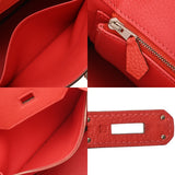 HERMES エルメス バーキン 30 ルージュピヴォワンヌ □R刻印(2014年頃) レディース トゴ ハンドバッグ ABランク 中古 銀蔵