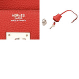 HERMES エルメス バーキン 30 ルージュピヴォワンヌ □R刻印(2014年頃) レディース トゴ ハンドバッグ ABランク 中古 銀蔵
