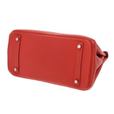 HERMES エルメス バーキン 30 ルージュピヴォワンヌ □R刻印(2014年頃) レディース トゴ ハンドバッグ ABランク 中古 銀蔵