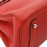 HERMES エルメス バーキン 30 ルージュピヴォワンヌ □R刻印(2014年頃) レディース トゴ ハンドバッグ ABランク 中古 銀蔵