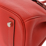 HERMES エルメス バーキン 30 ルージュピヴォワンヌ □R刻印(2014年頃) レディース トゴ ハンドバッグ ABランク 中古 銀蔵