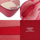 HERMES エルメス Hアンビエ PM 27 2WAY フランボワーズ/ベージュ Z刻印(2021年頃) レディース トワル/ヴォースイフト ハンドバッグ Aランク 中古 銀蔵