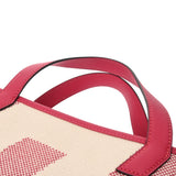 HERMES エルメス Hアンビエ PM 27 2WAY フランボワーズ/ベージュ Z刻印(2021年頃) レディース トワル/ヴォースイフト ハンドバッグ Aランク 中古 銀蔵