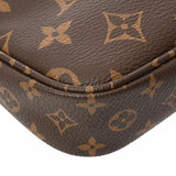 LOUIS VUITTON ルイヴィトン モノグラム ミュルティ ポシェット アクセソワール カーキ M44813 レディース モノグラムキャンバス ショルダーバッグ ABランク 中古 銀蔵