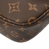 LOUIS VUITTON ルイヴィトン モノグラム ミュルティ ポシェット アクセソワール カーキ M44813 レディース モノグラムキャンバス ショルダーバッグ ABランク 中古 銀蔵