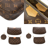 LOUIS VUITTON ルイヴィトン モノグラム ミュルティ ポシェット アクセソワール カーキ M44813 レディース モノグラムキャンバス ショルダーバッグ ABランク 中古 銀蔵