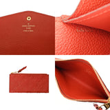 LOUIS VUITTON ルイヴィトン モノグラムアンプラント ポルトフォイユキュリーズ オリアン M60302 レディース レザー 長財布 ABランク 中古 銀蔵