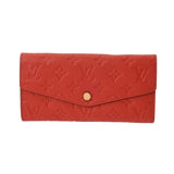 LOUIS VUITTON ルイヴィトン モノグラムアンプラント ポルトフォイユキュリーズ オリアン M60302 レディース レザー 長財布 ABランク 中古 銀蔵
