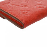 LOUIS VUITTON ルイヴィトン モノグラムアンプラント ポルトフォイユキュリーズ オリアン M60302 レディース レザー 長財布 ABランク 中古 銀蔵