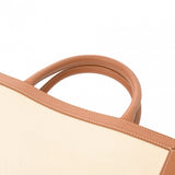 CELINE セリーヌ バーティカルカバ スモール ナチュラル/タン 192082BNZ レディース キャンバス カーフ ハンドバッグ ABランク 中古 銀蔵