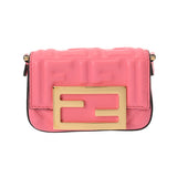 FENDI フェンディ ナノバケット ピンク 7AS045 レディース レザー ショルダーバッグ Aランク 中古 銀蔵
