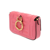 FENDI フェンディ ナノバケット ピンク 7AS045 レディース レザー ショルダーバッグ Aランク 中古 銀蔵