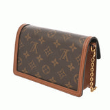 LOUIS VUITTON ルイヴィトン モノグラムリバース ポルトフォイユドーフィーヌ ブラウン M68746 レディース モノグラムキャンバス ショルダーバッグ Aランク 中古 銀蔵