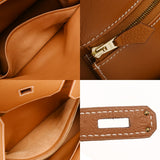 HERMES エルメス 40 ゴールド □J刻印(2006年頃) ユニセックス トゴ ハンドバッグ ABランク 中古 銀蔵