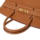 HERMES エルメス 40 ゴールド □J刻印(2006年頃) ユニセックス トゴ ハンドバッグ ABランク 中古 銀蔵