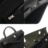 HERMES エルメス エールバッグ ジップ PM ブラック W刻印(2024年頃) レディース トワルミリタリー/ヴァッシュハンター 2WAYバッグ Aランク 中古 銀蔵