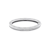 BVLGARI ブルガリ B.ZERO1 ブレスレット 2026年3月修理明細 ユニセックス K18ホワイトゴールド WG ブレスレット Aランク 中古 銀蔵