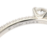 CARTIER カルティエ エタンセルドゥカルティエ ダイヤ0.21ct E-VVS1-VG #49 CRN4744247 9号 レディース Pt950プラチナ リング・指輪 Aランク 中古 銀蔵