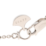 GRAFF グラフ バタフライシルエット ネックレス 2025年国内ギャラ レディース K18ホワイトゴールド WG ネックレス Aランク 中古 銀蔵