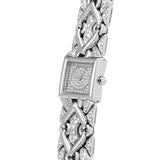 ブルガリ ミニトリカ ダイヤ文字盤 ダイヤブレスレット BJ07 ダイヤモンド レディース 腕時計 クォーツ 中古 銀蔵