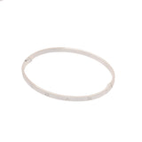 BVLGARI ブルガリ B.ZERO1 エッセンシャルブレスレット レディース K18ホワイトゴールド WG ブレスレット Aランク 中古 銀蔵