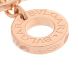BVLGARI ブルガリ ブルガリブルガリ グリーンジェイド ピンクゴールド金具 レディース K18ピンクゴールド PG ネックレス Aランク 中古 銀蔵