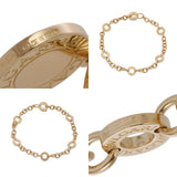 BVLGARI ブルガリ ブルガリブルガリ チャームブレスレット ダイヤ ユニセックス K18イエローゴールド YG ブレスレット Aランク 中古 銀蔵