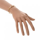 HERMES エルメス ケリーグルメット ブレスレット XS ユニセックス K18イエローゴールド YG ブレスレット Aランク 中古 銀蔵