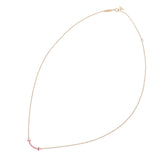 TIFFANY&Co. ティファニー Tスマイル ネックレス ミニ レディース K18ピンクゴールド PG ネックレス Aランク 中古 銀蔵