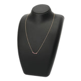 TIFFANY&Co. ティファニー Tスマイル ネックレス ミニ レディース K18ピンクゴールド PG ネックレス Aランク 中古 銀蔵