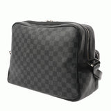 LOUIS VUITTON ルイヴィトン ダミエグラフィット イオ ブラック N45252 メンズ ダミエグラフィットキャンバス ショルダーバッグ ABランク 中古 銀蔵