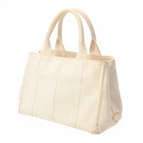 PRADA プラダ カナパ ミニトート ホワイト 1BG439 レディース キャンバス ハンドバッグ Bランク 中古 銀蔵
