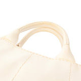 PRADA プラダ カナパ ミニトート ホワイト 1BG439 レディース キャンバス ハンドバッグ Bランク 中古 銀蔵