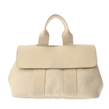 HERMES エルメス ヴァルパライソ PM クレ □K刻印(2007年頃) レディース トワルシェブロン/ヴォーグミ ハンドバッグ Bランク 中古 銀蔵