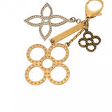 LOUIS VUITTON ルイヴィトン ビジューサックタバージュ ゴールド/シルバー ゴールド金具 M65090 ユニセックス メタル キーホルダー ABランク 中古 銀蔵