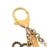 LOUIS VUITTON ルイヴィトン ビジューサックタバージュ ゴールド/シルバー ゴールド金具 M65090 ユニセックス メタル キーホルダー ABランク 中古 銀蔵