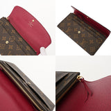 LOUIS VUITTON ルイヴィトン モノグラム ポルトフォイユ エミリー フューシャ M60697 ユニセックス モノグラムキャンバス 長財布 Aランク 中古 銀蔵