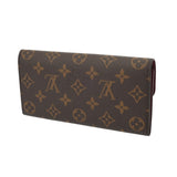 LOUIS VUITTON ルイヴィトン モノグラム ポルトフォイユ エミリー フューシャ M60697 ユニセックス モノグラムキャンバス 長財布 Aランク 中古 銀蔵