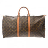 LOUIS VUITTON ルイヴィトン モノグラム キーポル バンドリエール 55 ブラウン M41414 ユニセックス モノグラムキャンバス ボストンバッグ Bランク 中古 銀蔵
