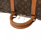 LOUIS VUITTON ルイヴィトン モノグラム キーポル バンドリエール 55 ブラウン M41414 ユニセックス モノグラムキャンバス ボストンバッグ Bランク 中古 銀蔵