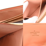 LOUIS VUITTON ルイヴィトン ダミエ ポシェット ドゥーブルジップ ブラウン/ピンク N60254 レディース ダミエキャンバス ショルダーバッグ Aランク 中古 銀蔵