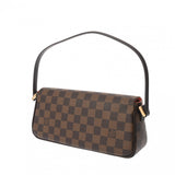 LOUIS VUITTON ルイヴィトン ダミエ レコレータ ブラウン N51299 レディース ダミエキャンバス ハンドバッグ Aランク 中古 銀蔵