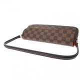 LOUIS VUITTON ルイヴィトン ダミエ レコレータ ブラウン N51299 レディース ダミエキャンバス ハンドバッグ Aランク 中古 銀蔵