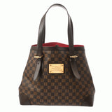 LOUIS VUITTON ルイヴィトン ダミエ ハムステッド MM ブラウン N51204 レディース ダミエキャンバス トートバッグ ABランク 中古 銀蔵