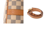 LOUIS VUITTON ルイヴィトン ダミエアズール アズ－ル スピーディバンドリエール30 ホワイト N41373 レディース ダミエアズールキャンバス ハンドバッグ Bランク 中古 銀蔵