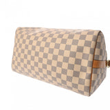 LOUIS VUITTON ルイヴィトン ダミエアズール アズ－ル スピーディバンドリエール30 ホワイト N41373 レディース ダミエアズールキャンバス ハンドバッグ Bランク 中古 銀蔵